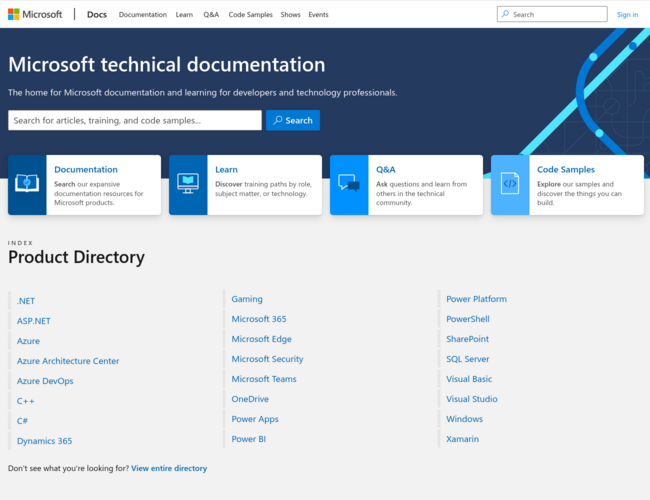 Microsoft Docs